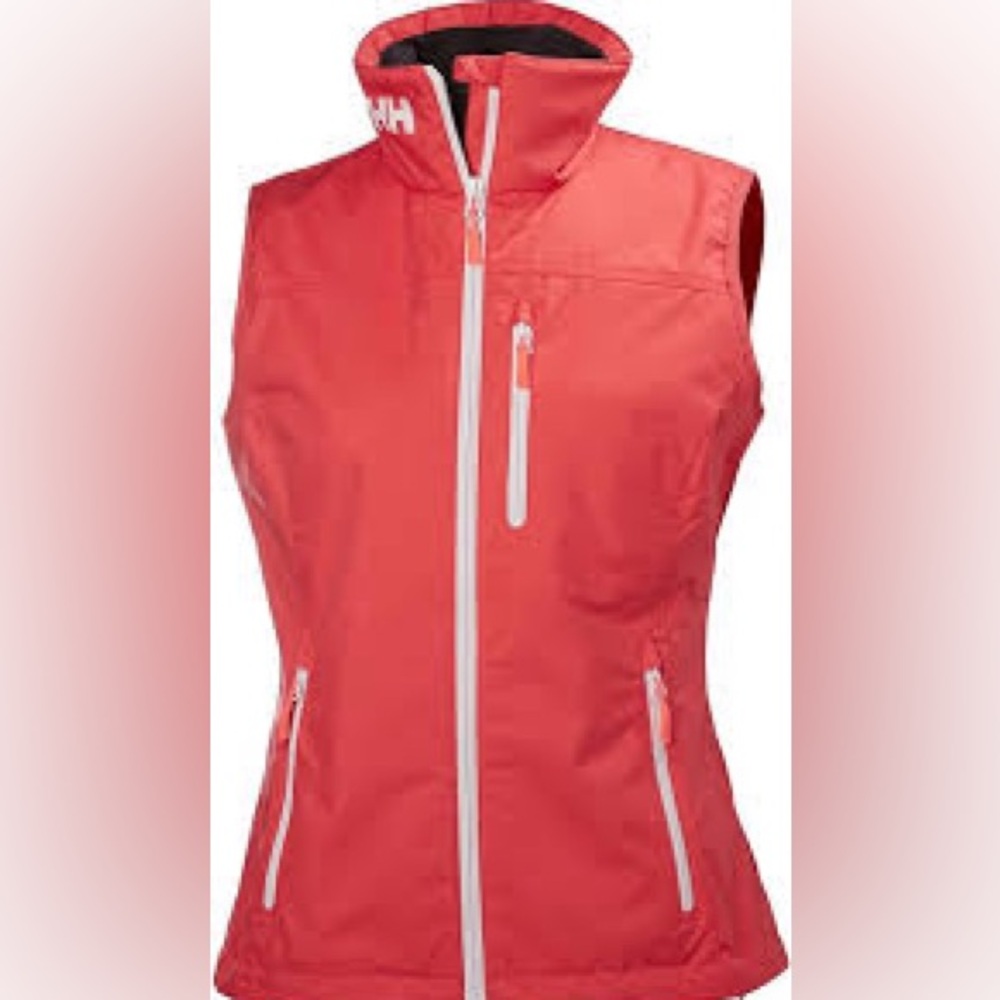 Helly Hansen Women’s Crew Vest, Breathable & Waterproof. Cayenne Color Size XS
